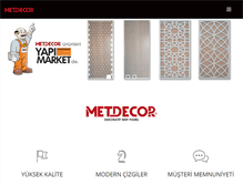 Tablet Screenshot of metdecor.com